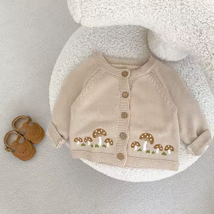 Alvaro Mushroom Cardigan