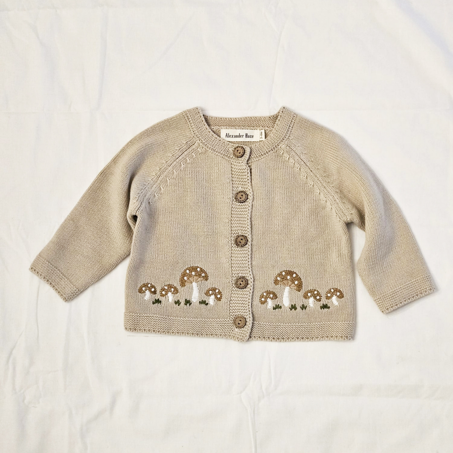 Alvaro Mushroom Cardigan