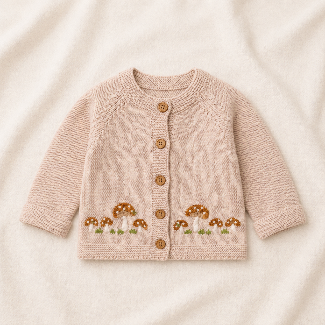 Alvaro Mushroom Cardigan