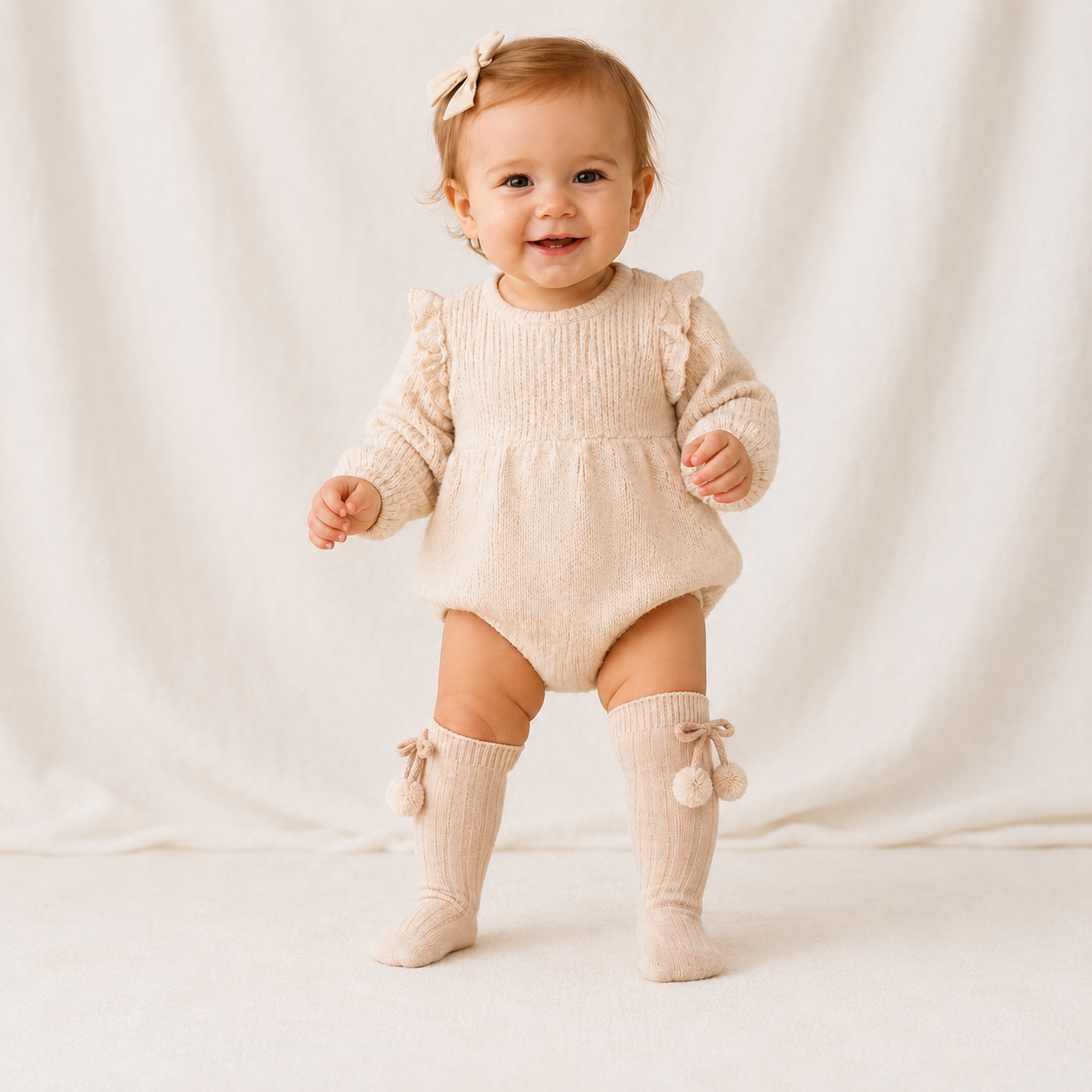 Khaki Celine Socks