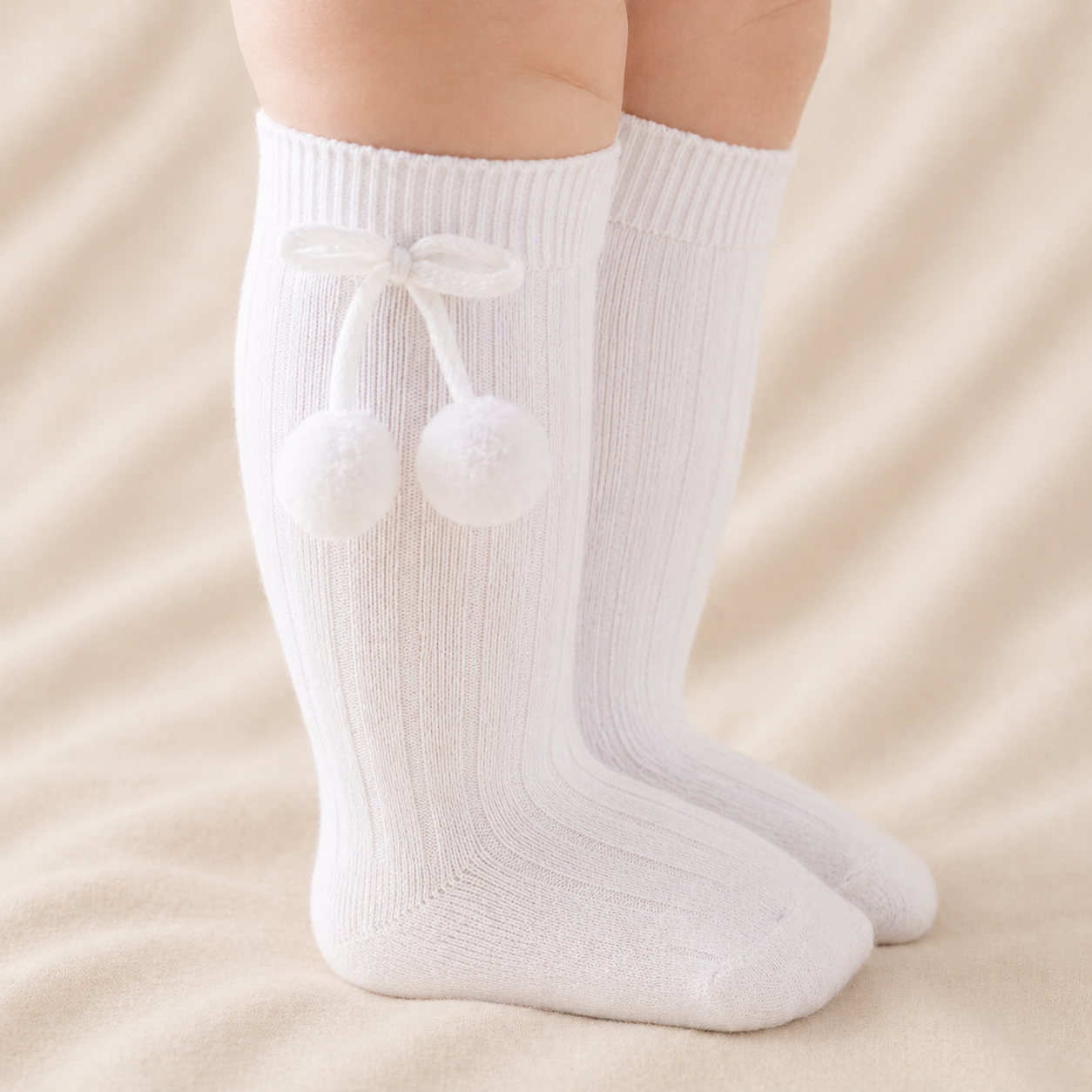 White Celine Socks