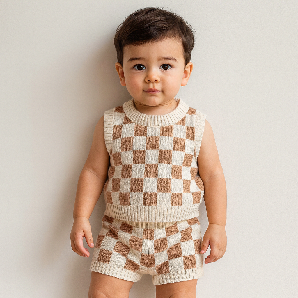 Baby clothing set beige toddler outfit Alexander Haze