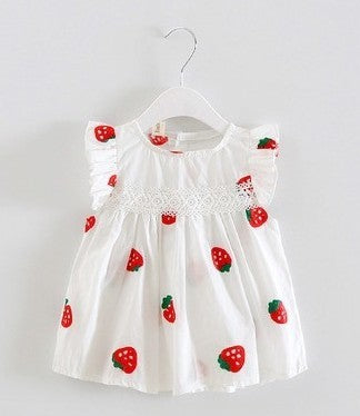 Leila Strawberry Dress