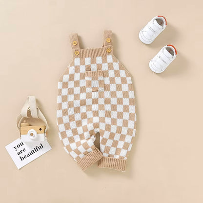 Luca Checkered Overalls