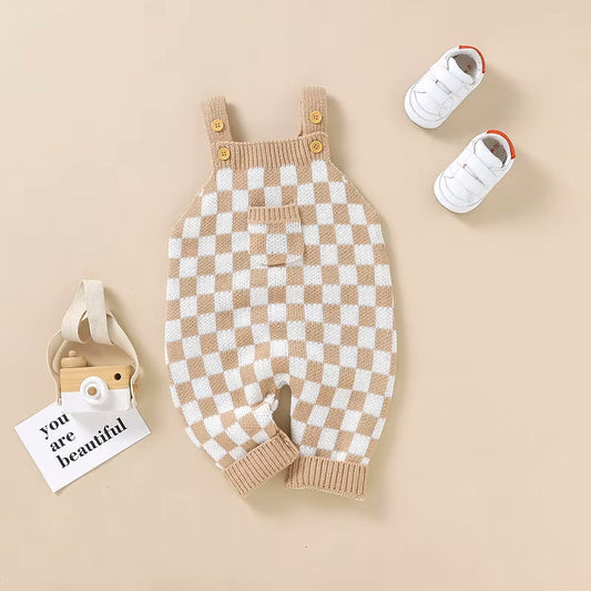 Luca Checkered Overalls