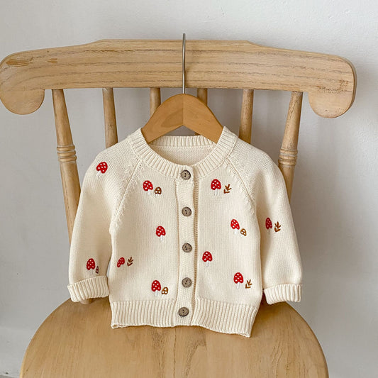 Alvaro Mushroom Cardigan