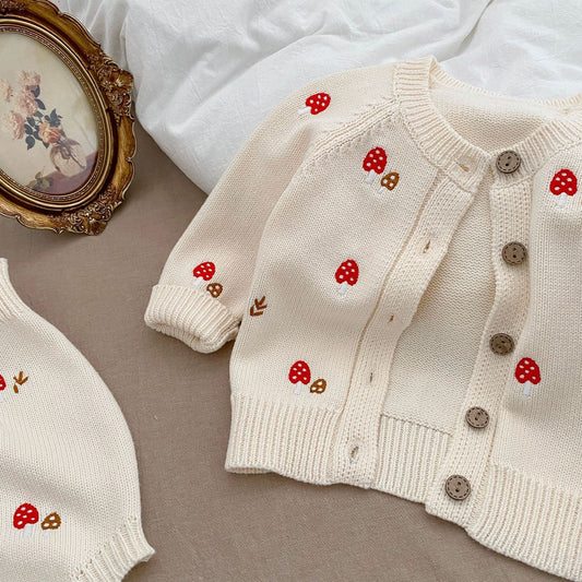 Alvaro Mushroom Cardigan